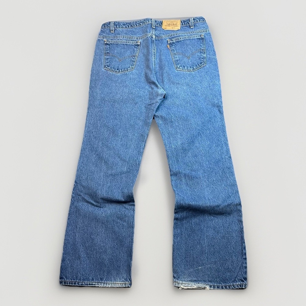 VTG Levi's 517 Jeans Mens 38x31 Orange Tab Bootcut Denim Made in USA 90s Western